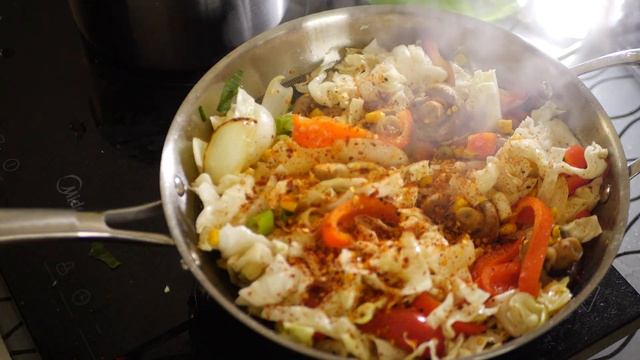 ОВОЩИ НА СКОВОРОДЕ в азиатском стиле за 10 минут БЫСТРО И ВКУСНО!