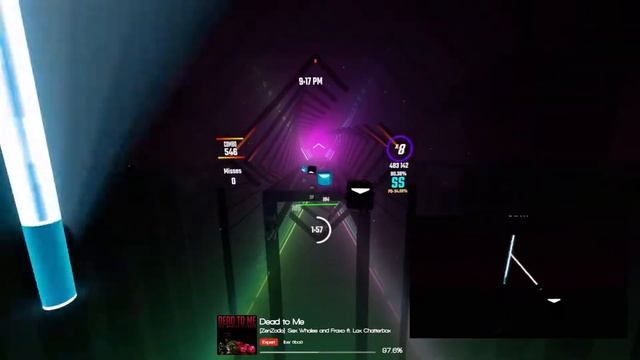 Beat Saber | Dead to Me - Whales and Fraxo ft. Lax Chatterbox (Expert, Faster Song) смотреть онлайн