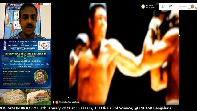 INTERACTIVE LECTURE PROGRAM IN BIOLOGY (ONLINE) On 08 Th January 2021 At 11.00 A .M.