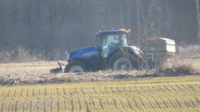 Fertilizing 2022 | New Holland T7.315 HD & Amazone ZA-TS 4200 profis hydro spreader смотреть онлайн