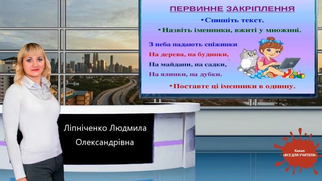 Однина і множина. Іменник смотреть онлайн