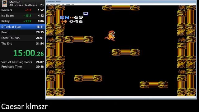 Metroid 27m36s All Bosses Deathless NES EMU 090318 смотреть онлайн