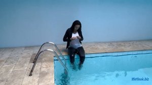 Wetlook girl in leggings | Wetlook business suit | Wetlook leather boots