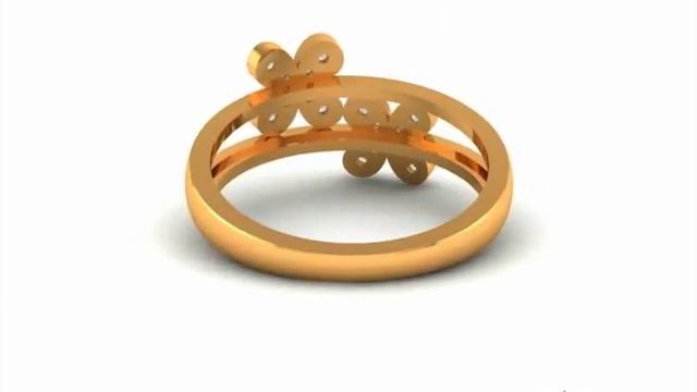Sadie Twin Bloom Diamond Ring - Top - Virani смотреть онлайн