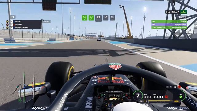 F1 2019, Career, Bahrain, Manual, TC-off, Expert смотреть онлайн