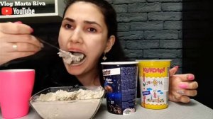 Marta RlVA  Я Ем Мел и Глину.,мукбанг.мой любимый блогер.