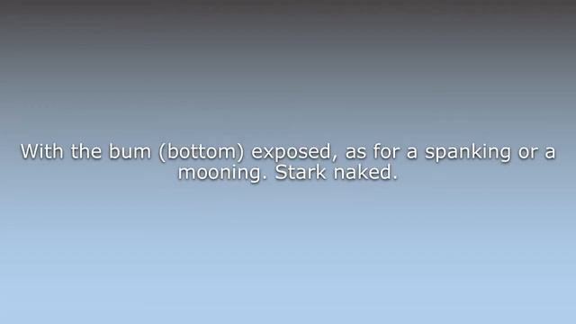 What does Bare-bum mean? смотреть онлайн