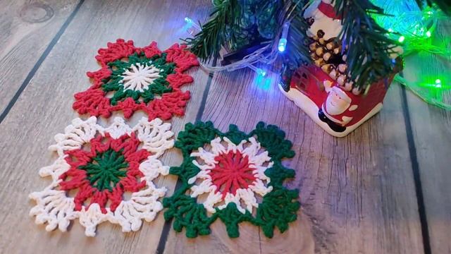 Новогодние подставки под горячее) смотреть онлайн