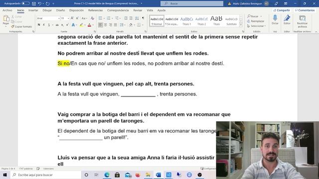 Correcció examen valencià C1-C2 (simulacre model Món de llengua) смотреть онлайн