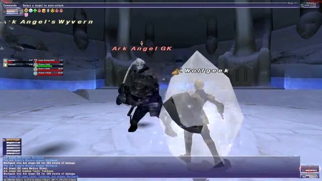 FFXI Zilart mission 14: Ark Angels Galka fight смотреть онлайн