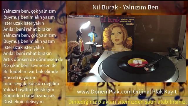 Nil Burak - Yalnızım Ben / Plak Kayıt 🎼 смотреть онлайн