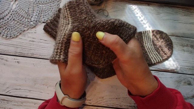 Носочки августа. Мужская классика с элементами хеликс смотреть онлайн