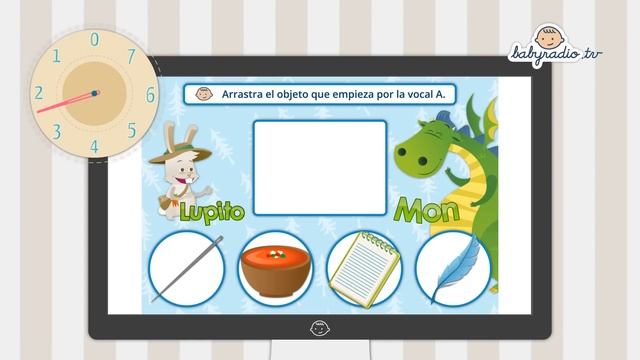 Juegos Animados de la Vocal A. Diviértete y aprende con Mon el dragón y Lupito смотреть онлайн