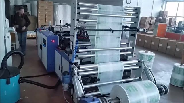 TY-850 ОБОРУДОВАНИЕ В ДВЕ ЛИНИИ ДЛЯ ПАКЕТОВ С ПРОРУБНОЙ РУЧКОЙ смотреть онлайн