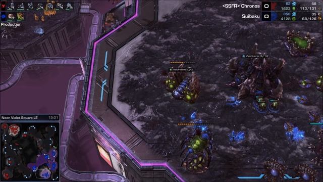 Chronos (T) V Suibaku (Z) On Neon Violet Square - MidRank Madness 2018 - StarCraft 2 LOTV