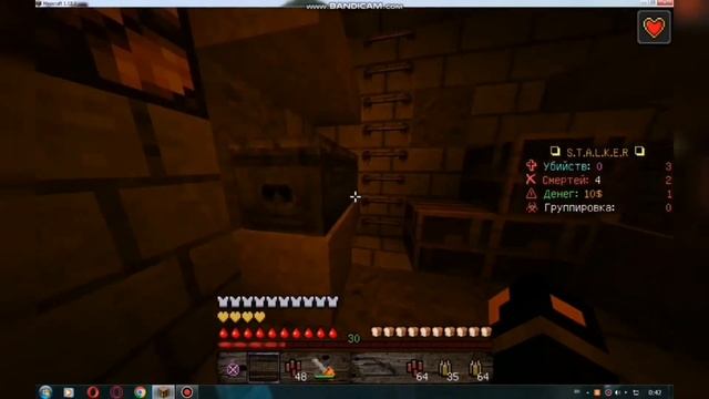 Зомби Апокалепсис в Майнкрафте.