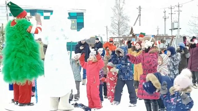 Новый год в поселке Дольче Вита (Грин Таун Групп)