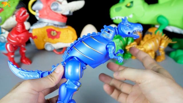 DINOSAUR SOLDIER: TYRANNOSAURUS REX, TRICERATOPS, CARNOTAURUS, STEGOSAURUS - ASMR - DKT 230525 смотреть онлайн