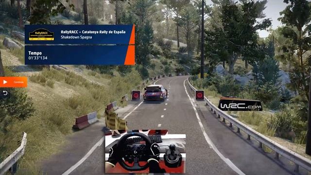 WRC GENERATIONS  Logitech G923  HYBRID  Shakedown Spagna PC 2K60fps