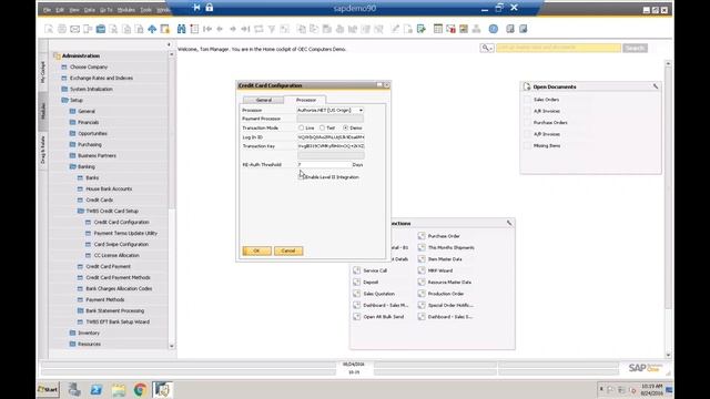 SAP Business One Third Wave Credit Card Application Overview смотреть онлайн