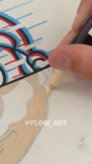 One Drawing 4 Styles (pt.3) art #satisfying #shorts #posca смотреть онлайн