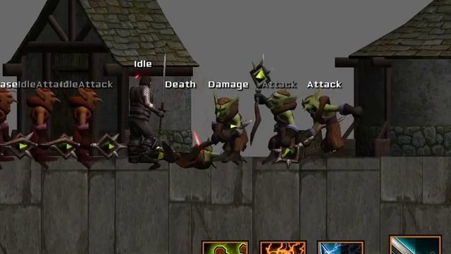 Unity3D, Side Scroll Action Game Prototype Test смотреть онлайн