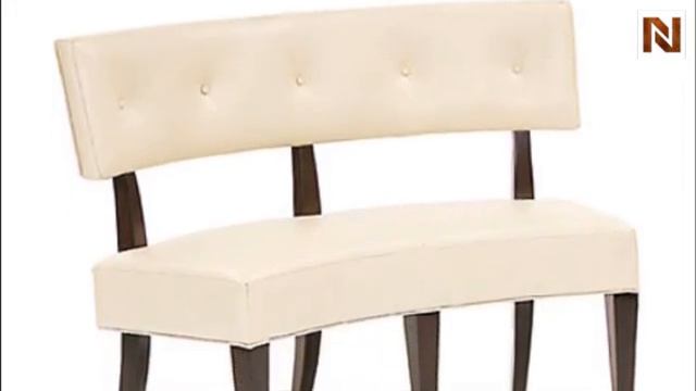 Bernhardt Wilshire Blvd Upholstered Banquette 391-518 Dark Truffle