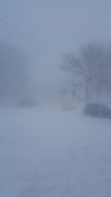 Пурга сахалин очин силна снега ураган