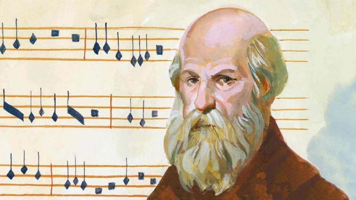 История нот - Гвидо Д'Ареццо. Первые ноты смотреть онлайн