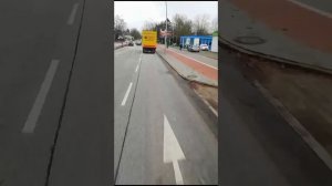 Путешествие Дальнобойщика.Едем по городу на грузовике с полуприцепом.