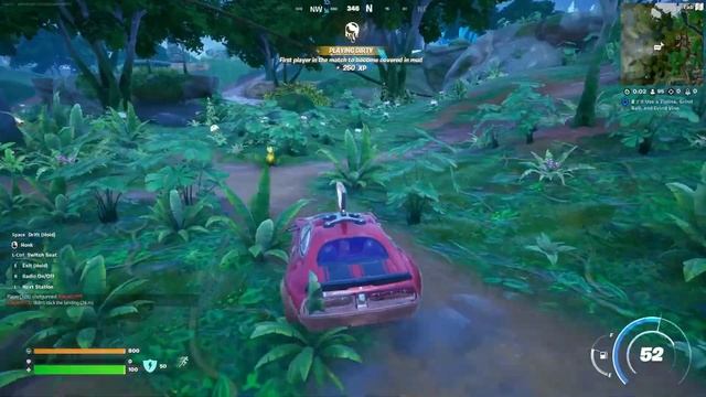 Use A Zipline, Frind Rail, And Grind Vine Fortnite