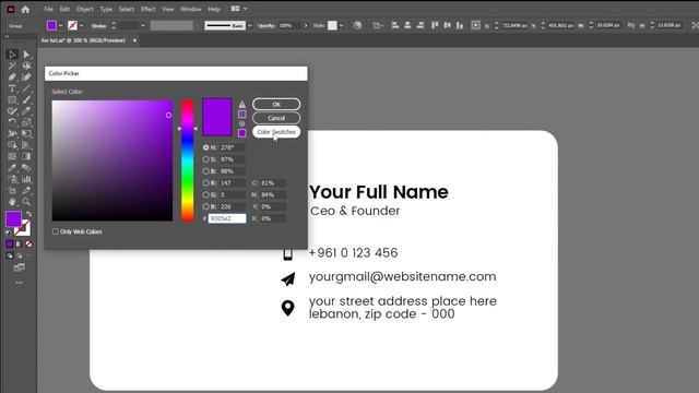 Design A Business Card In Illustrator Like A Pro! смотреть онлайн