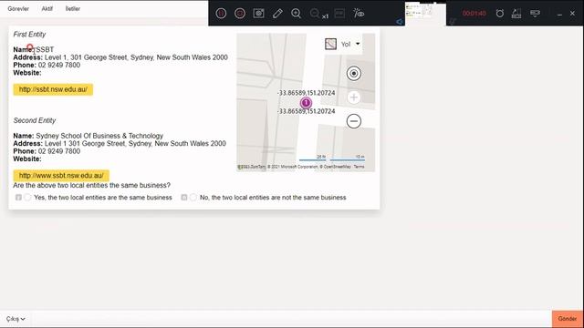 Check If Two Entities Are The Same Business #Yandex Toloka#