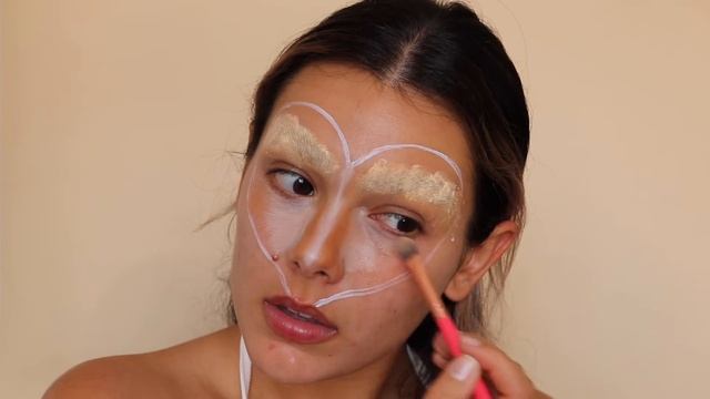 Perfect makeup for HALLOWEEN | creepy makeup tutorial смотреть онлайн