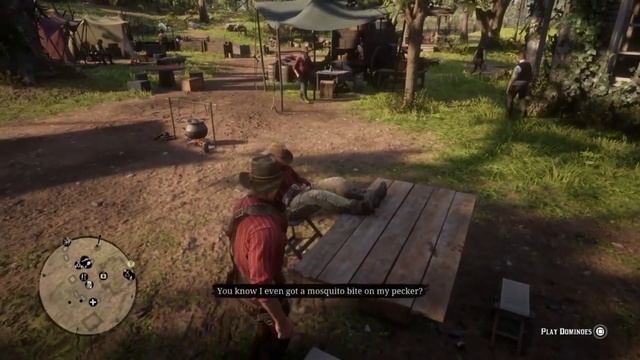 Bill Tells Arthur A Mosquito Bit Him On The PECKER | Red Dead Redemption 2 смотреть онлайн