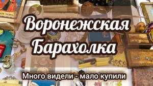 ВОРОНЕЖСКАЯ БАРАХОЛКА. МНОГО ВИДЕЛИ - МАЛО КУПИЛИ 🙄