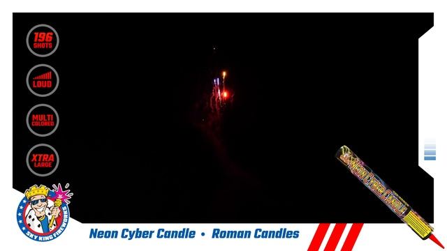 Neon Cyber Candle - Extra Large Roman Candle смотреть онлайн
