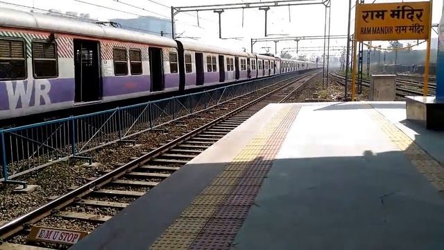 Which Local Train is Best ? | Bombardier EMU Vs Siemens EMU Crossing Ram Mandir Station смотреть онлайн