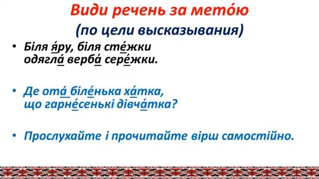3 кл Види речень смотреть онлайн