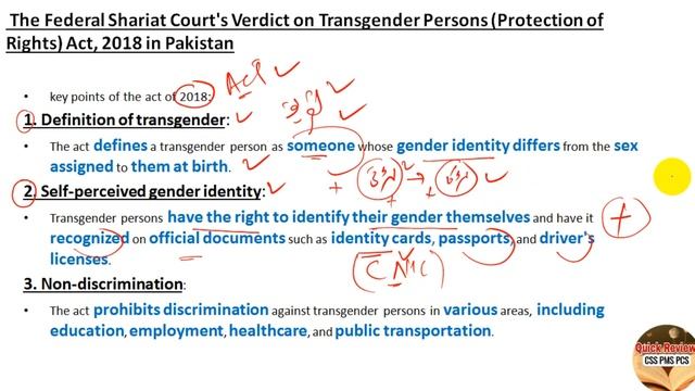 Federal Sharia Court Verdict against Transgender act 2018 | CSS complete analysis of Verdict of FSC смотреть онлайн