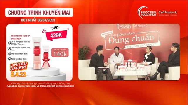 Talkshow Kem chống nắng đúng chuẩn Tiktoker DuyM88 | Cell Fusion C смотреть онлайн