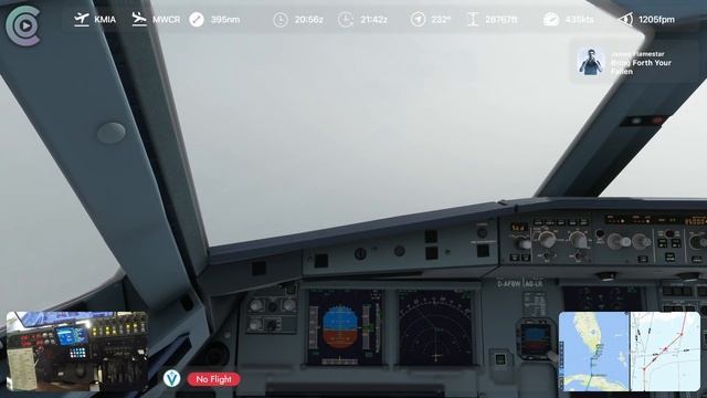 MSFS 2020 - Miami - Cayman Islands - Shared Cockpit - FBW A32Nx смотреть онлайн