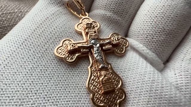 Крест серебро позолота 3407235323-1 смотреть онлайн