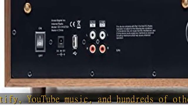 Grace Digital Encore+ Wireless Stereo Smart Speaker & Internet Radio with Wi-Fi + Bluetooth & 3.5" смотреть онлайн