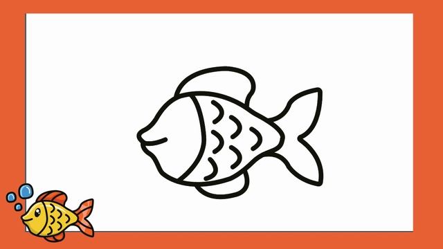 HOW TO DRAW CUTE FISH - BASIC DRAWING FOR KIDS(FROM A-Z) смотреть онлайн