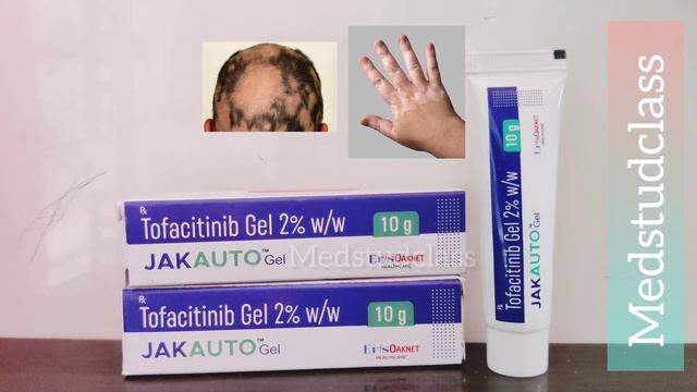 English: JAKAUTO Gel 2% TOFACITINIB Cream For Atopic Dermatitis Vitiligo Alopecia Areata