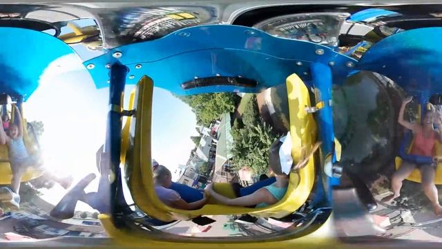 Merlin's Mayhem front seat 360° on-ride 4K POV Dutch Wonderland смотреть онлайн