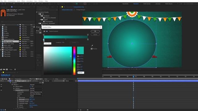 Independence day motion graphics | 15 august after effects template | After effect tutorials смотреть онлайн