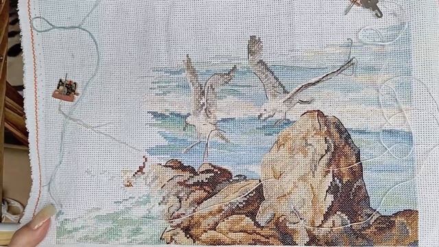 День 2️⃣3️⃣ вишивки Море та чайки смотреть онлайн