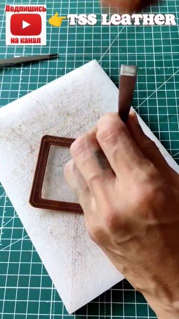 Кожаная папка А5 ручной работы. #shorts #asmr #leathercraft #leatherwork смотреть онлайн